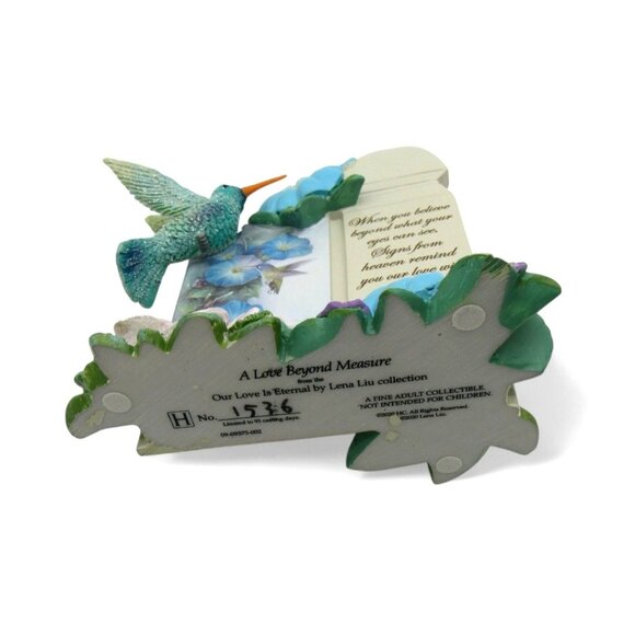 HAMILTON COLLECTION Lena Liu Hummingbird A Love Beyond Measure Figurine 6" Tall - Picture 9 of 11